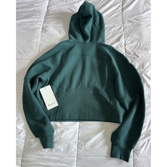 New lululemon Scuba Oversized Half Zip Hoodie Size M/L Storm Teal Sold Out - Picture 8 of 10